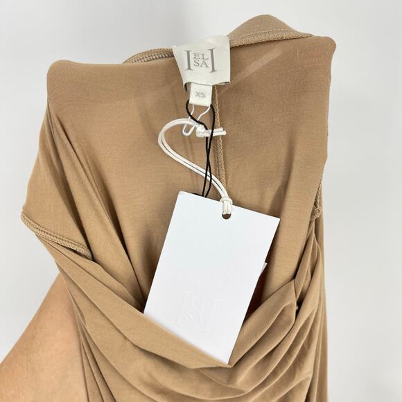 Helsa Tan Maxi Dress - Picture 4 of 12